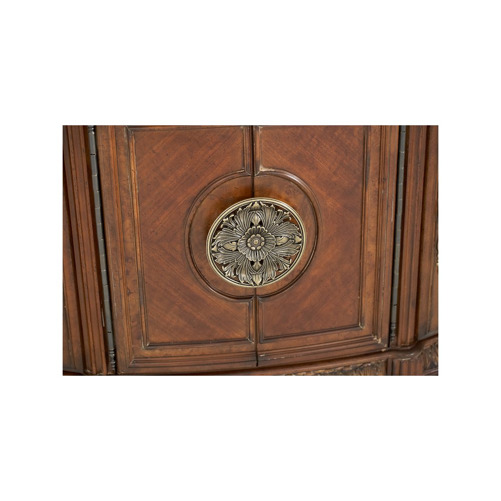 Villa Valencia Sideboard with Mirror - Classic Chestnut