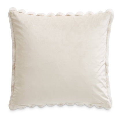 Sable 20" Square Throw Pillow - Almond