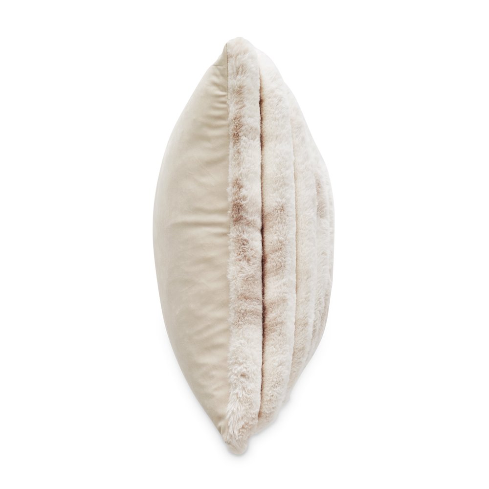 Sable 20" Square Throw Pillow - Almond