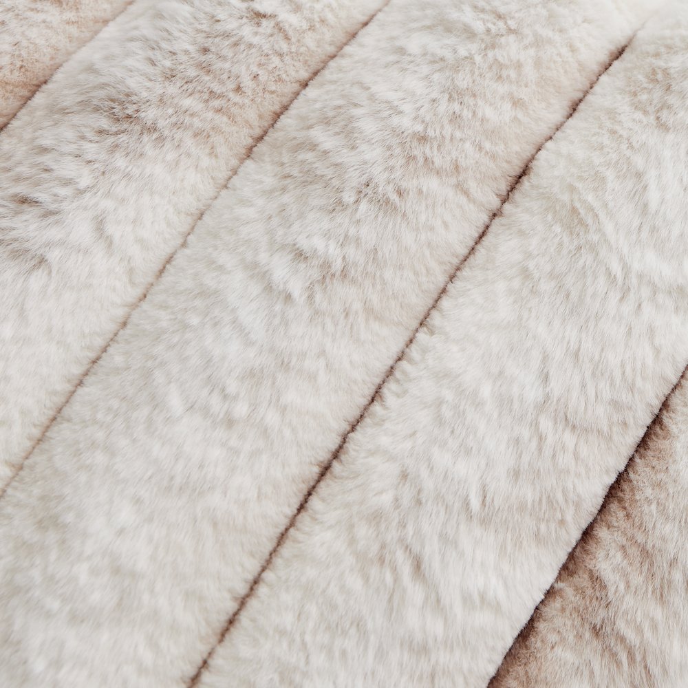 Sable 20" Square Throw Pillow - Almond