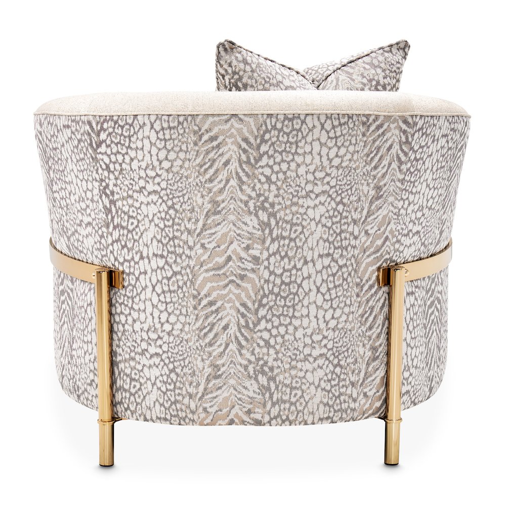 Lisbon Accent Chair - Opal/Gold