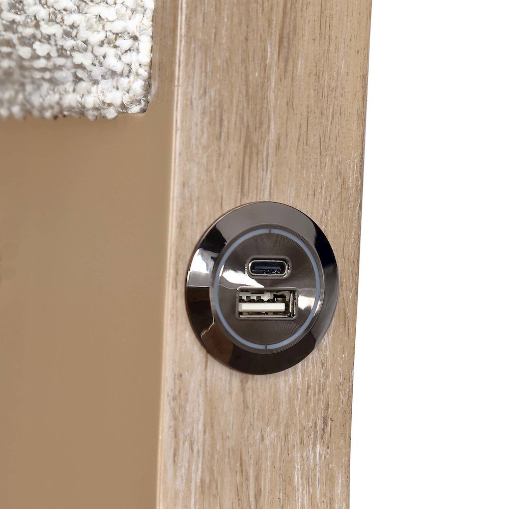 West Kensington Queen Bed - Sea Salt Caramel