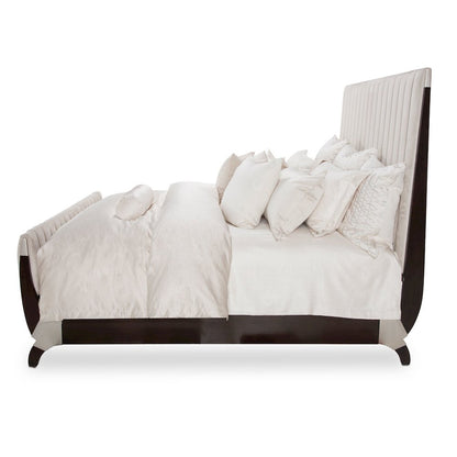 Paris Chic Cal. King Sleigh Bed - Espresso