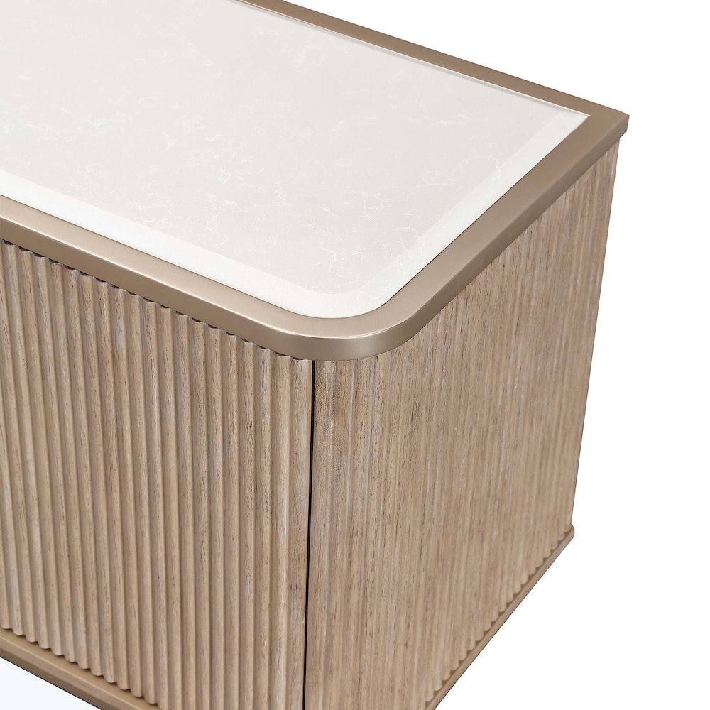 West Kensington Media Cabinet - Sea Salt Caramel