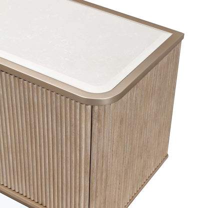 West Kensington Media Cabinet - Sea Salt Caramel