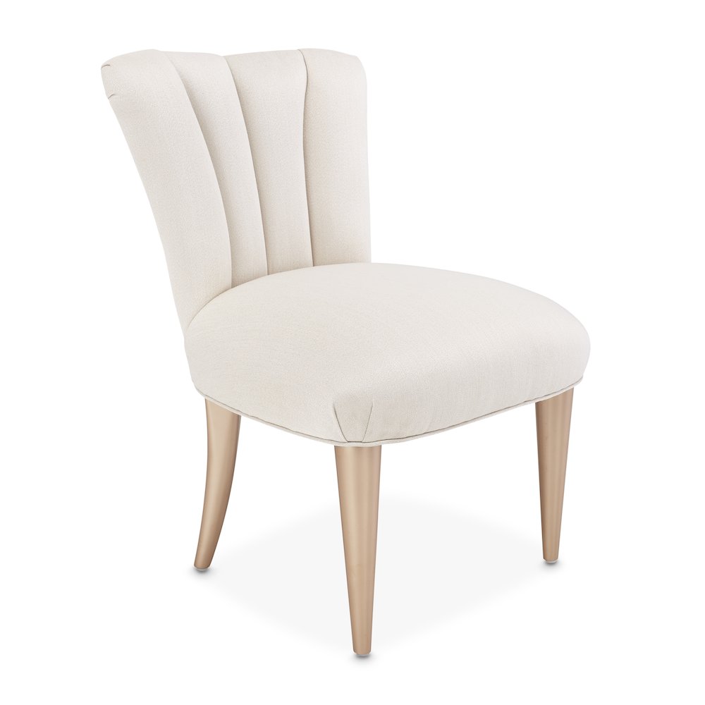 La Rachelle Vanity Chair - Icicle/Champagne