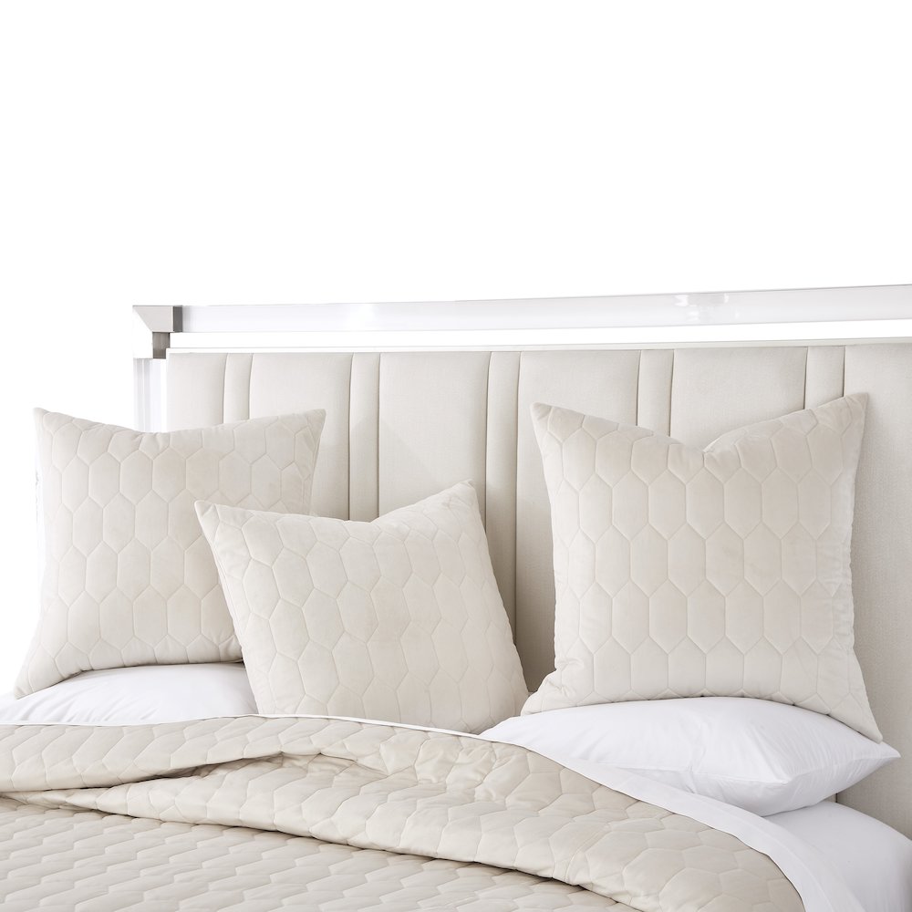 Niagara 4-Piece King Quilt Set - Sand