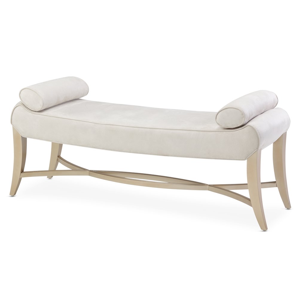 Malibu Crest Bed Bench - Chardonnay