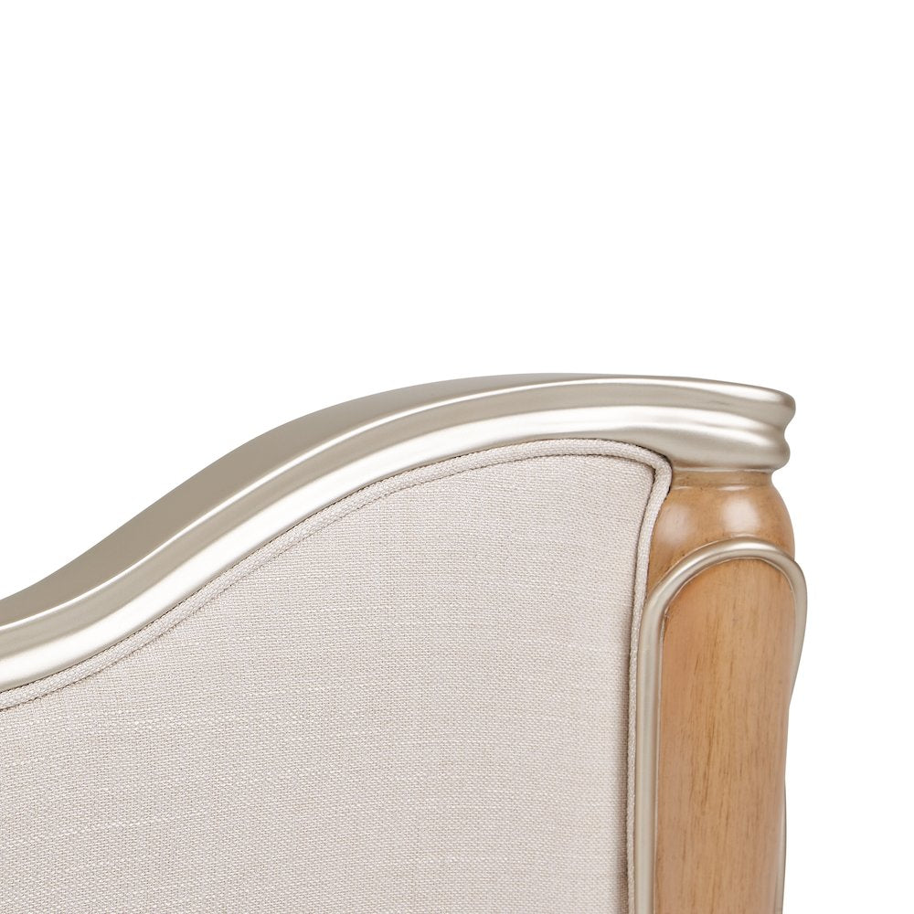 Villa Cherie Accent Chair - Pearl/Caramel