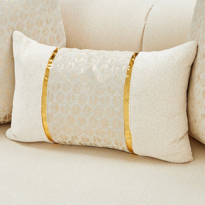 Sassani Loveseat - Crepe/Gold