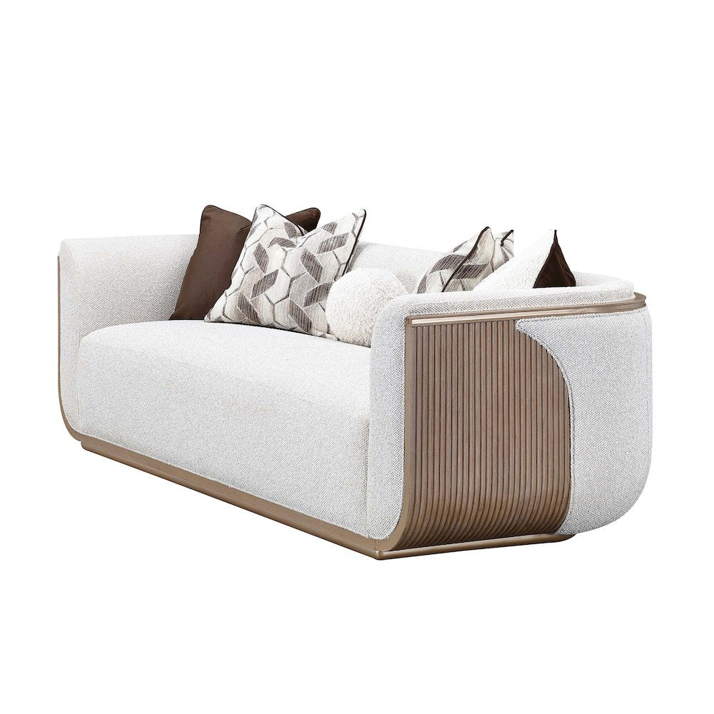 West Kensington Sofa - Buff/Seal Salt Caramel