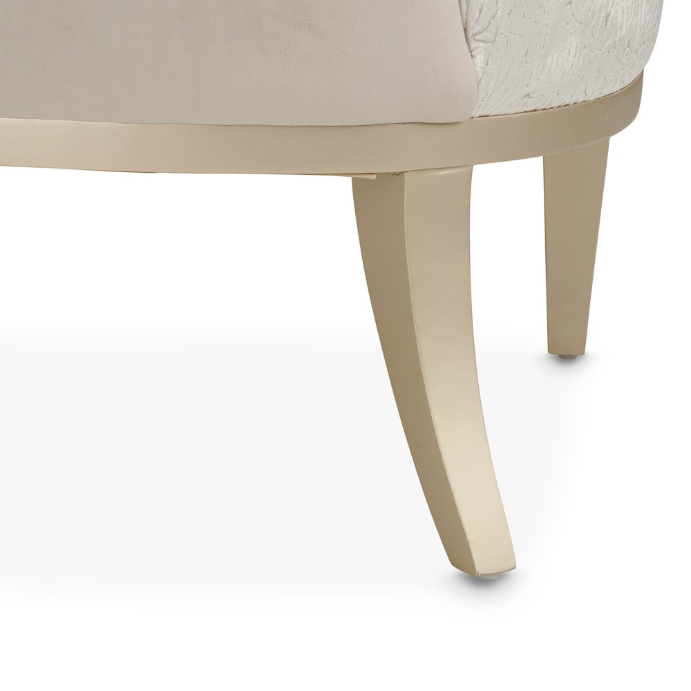 Yvette Accent Chair - Porcini/Medium Champagne