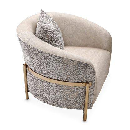 Lisbon Accent Chair - Opal/Gold