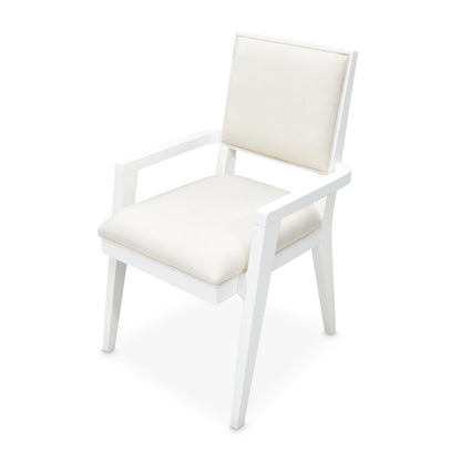 Palm Gate Arm Chair - Cloud White Set of 2