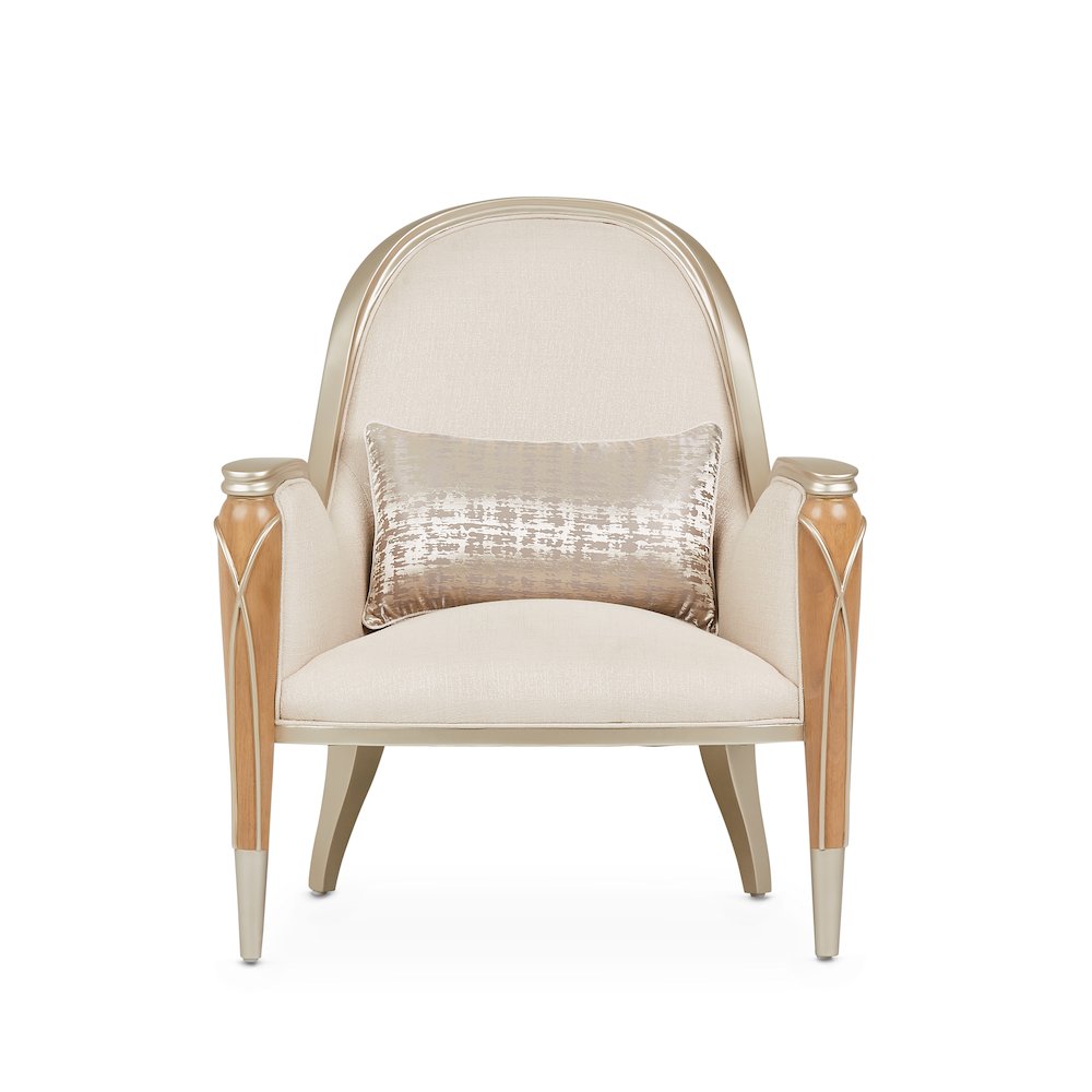 Villa Cherie Accent Chair - Pearl/Caramel