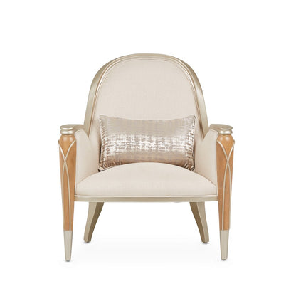 Villa Cherie Accent Chair - Pearl/Caramel