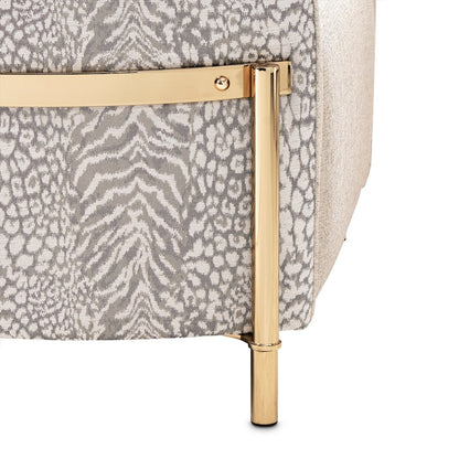 Lisbon Accent Chair - Opal/Gold