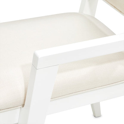 Palm Gate Arm Chair - Cloud White Set of 2