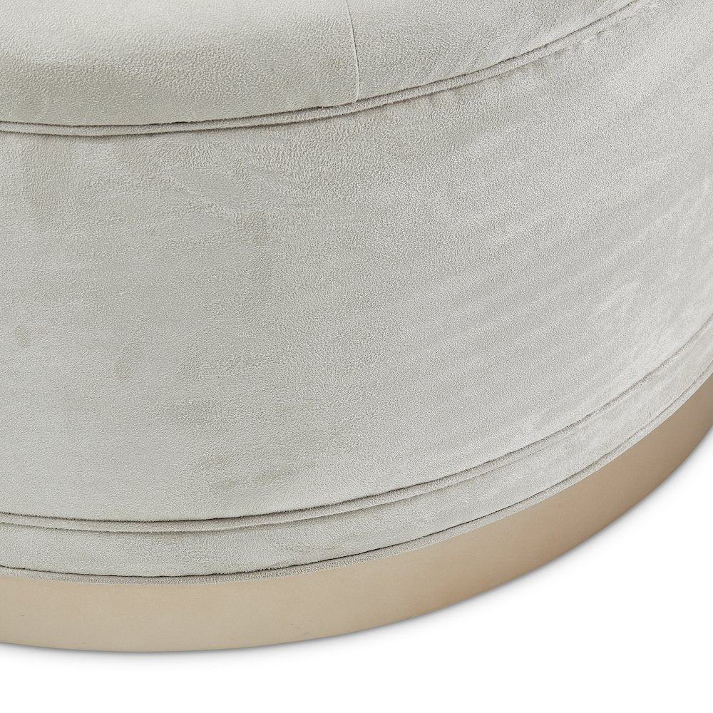 Malibu Crest Cocktail Ottoman - Chardonnay