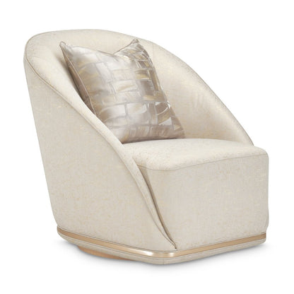 La Rachelle Swivel Chair - Gold Rush/Champagne
