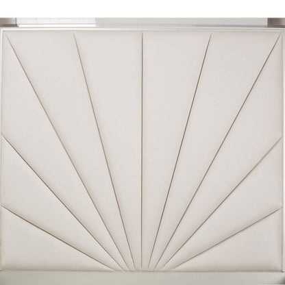 Penthouse Eastern King Tall Panel Bed - Ash Gray