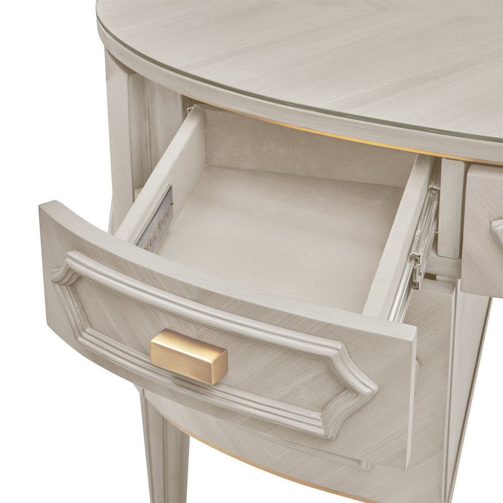St. Charles Vanity Desk - Dove Gray