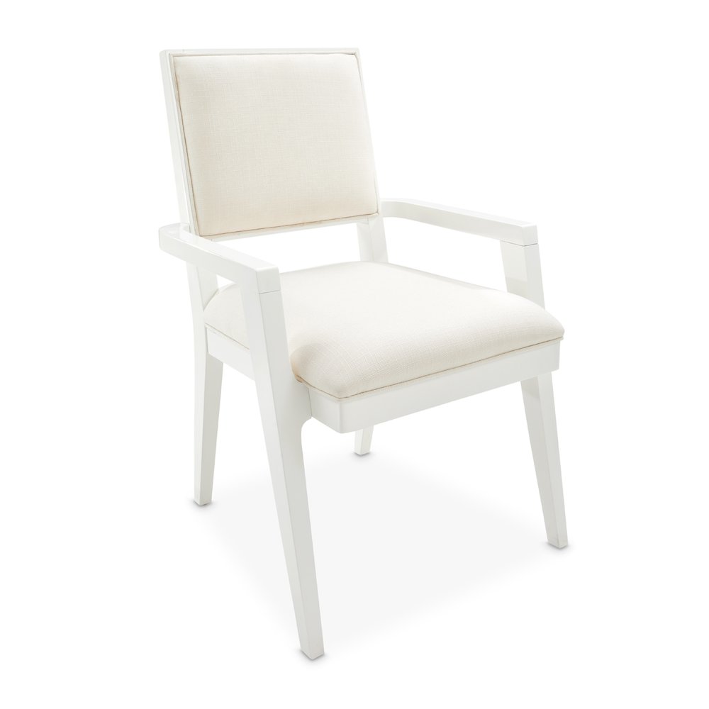 Palm Gate Arm Chair - Cloud White Set of 2