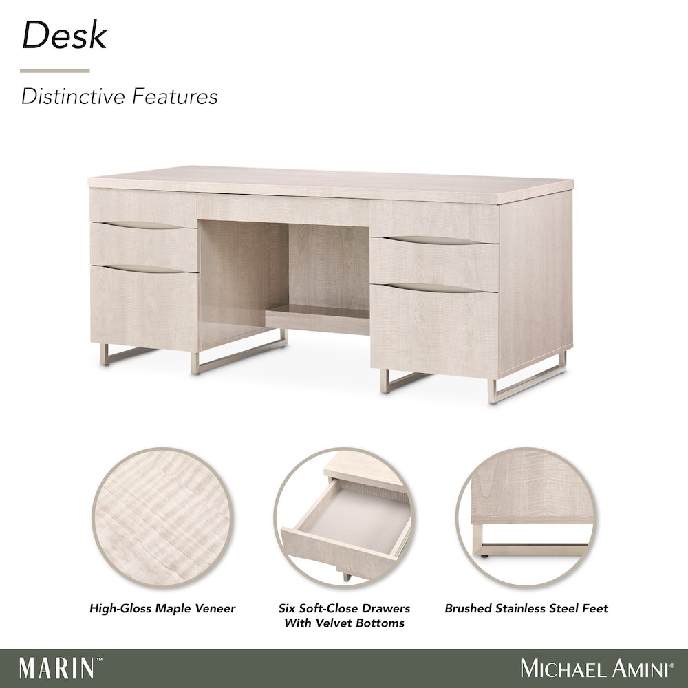 Marin Desk - Greige