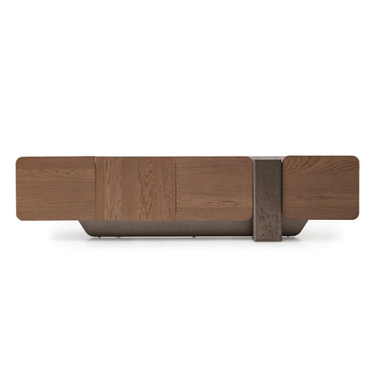 Bristol Point Media Cabinet - Saddle Brown