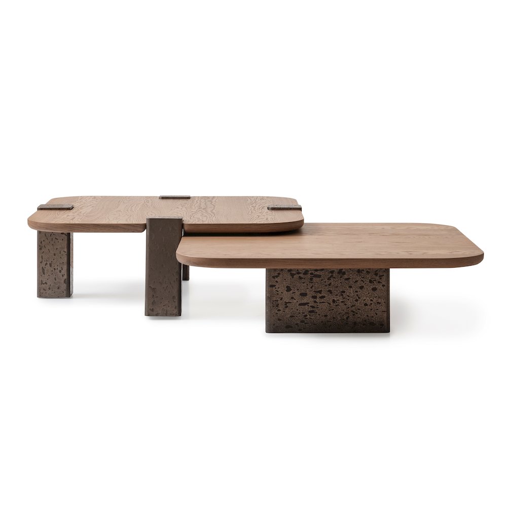 Bristol Point Short Cocktail Table - Saddle Brown
