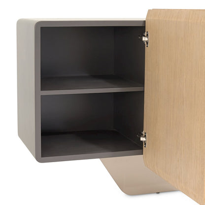 Bristol Point Console Table - Saddle Brown