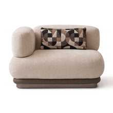 Bristol Point LAF Chair - Fawn/Saddle Brown