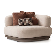 Bristol Point Corner Unit - Fawn/Saddle Brown