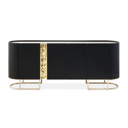 Lisbon Console Table - Silken Matte Black