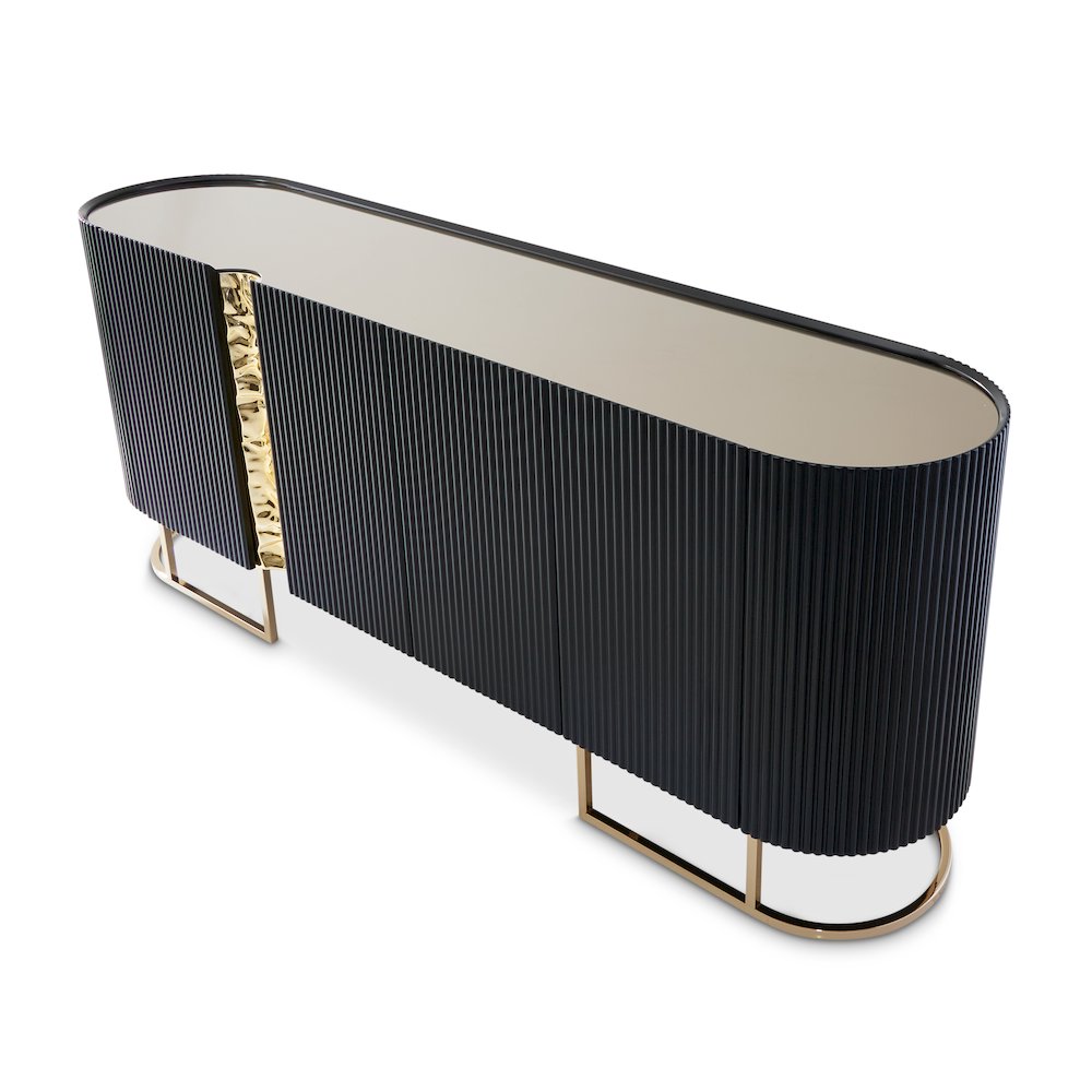Lisbon Console Table - Silken Matte Black