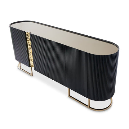 Lisbon Console Table - Silken Matte Black
