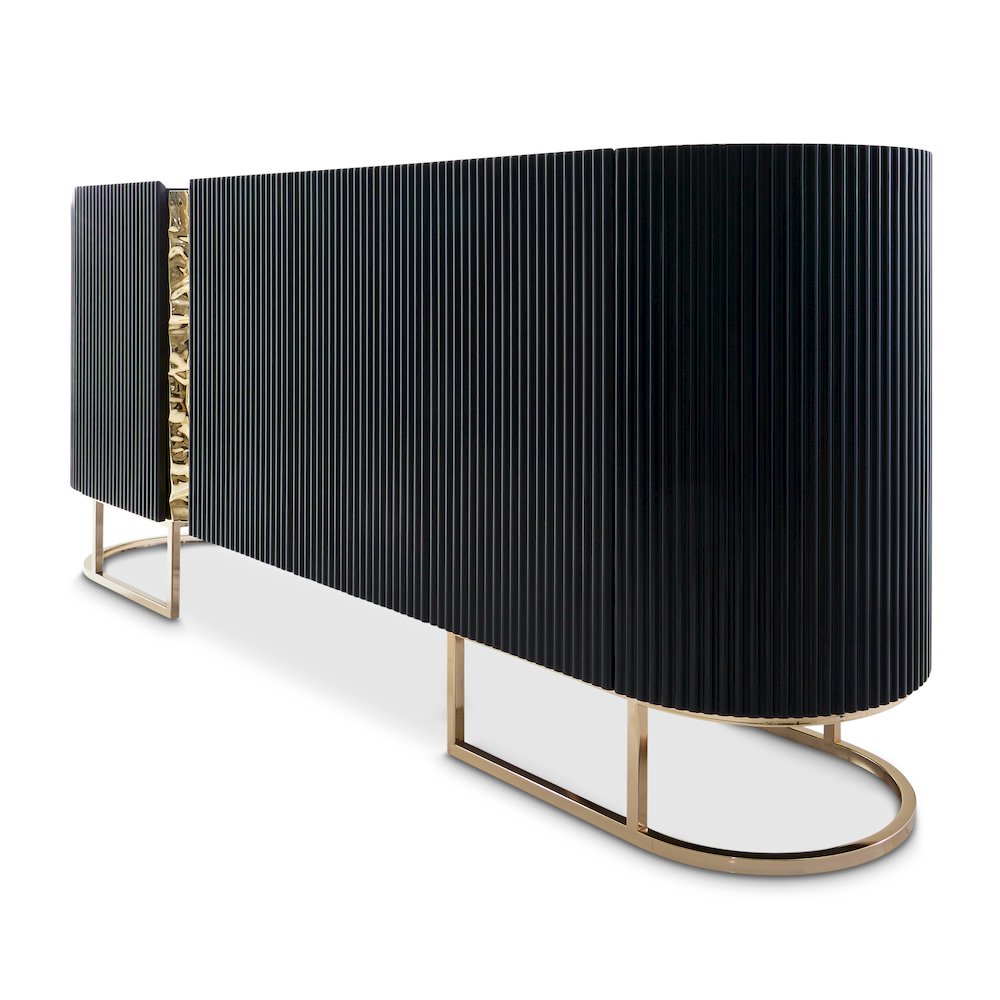 Lisbon Console Table - Silken Matte Black