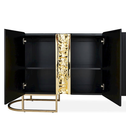 Lisbon Console Table - Silken Matte Black