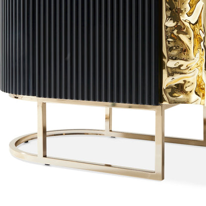 Lisbon Console Table - Silken Matte Black