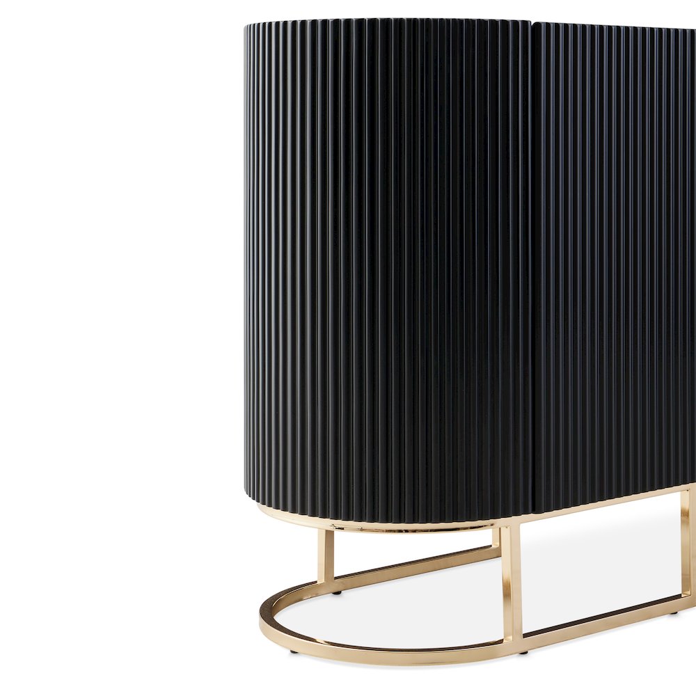 Lisbon Console Table - Silken Matte Black