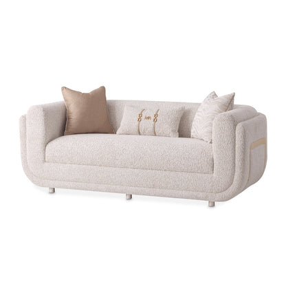 Savannah Breeze Loveseat - Cashmere/Gold