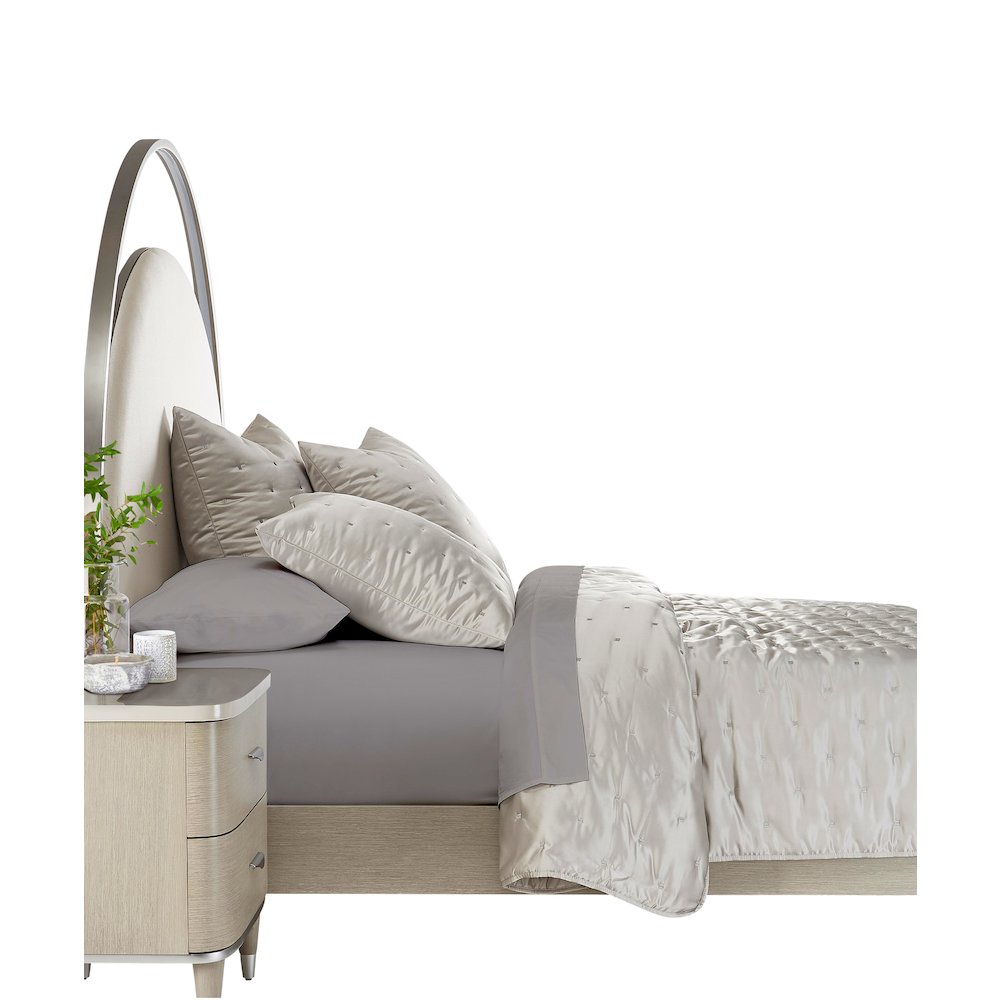 Messina 3-Piece Queen Quilt Set - Platinum