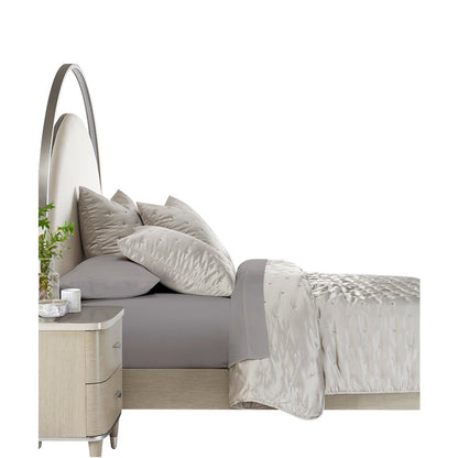 Messina 3-Piece Queen Quilt Set - Platinum