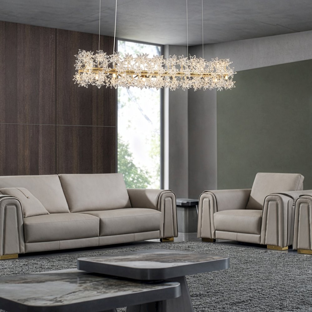 Bouquet 18-Light Rectangular Chandelier
