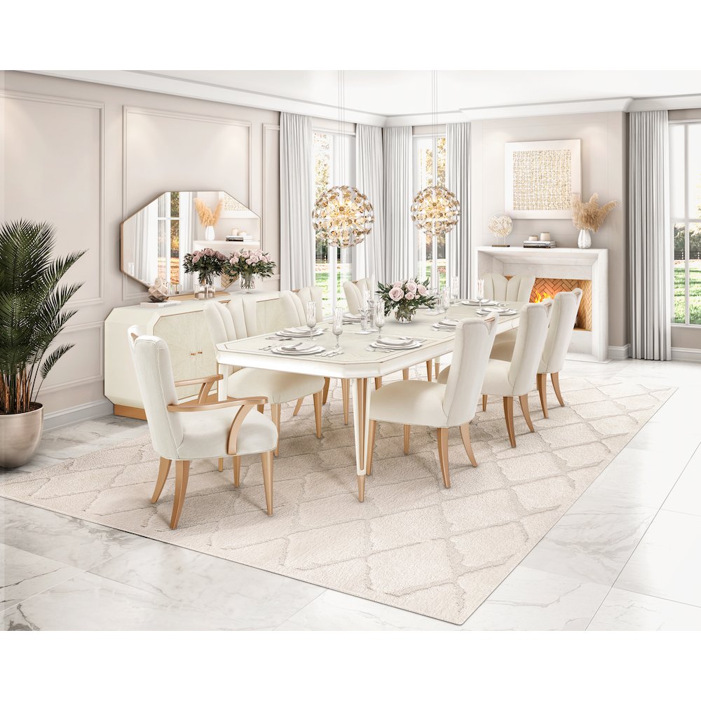 Pendant 12-Light Round Crystal Chandelier - Gold
