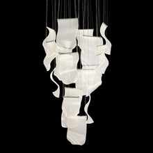 Sheer Waves 18-Light Modern LED Chandelier - Chrome
