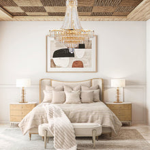 Luxe Lumiere 21-Light Crystal Chandelier - Gold