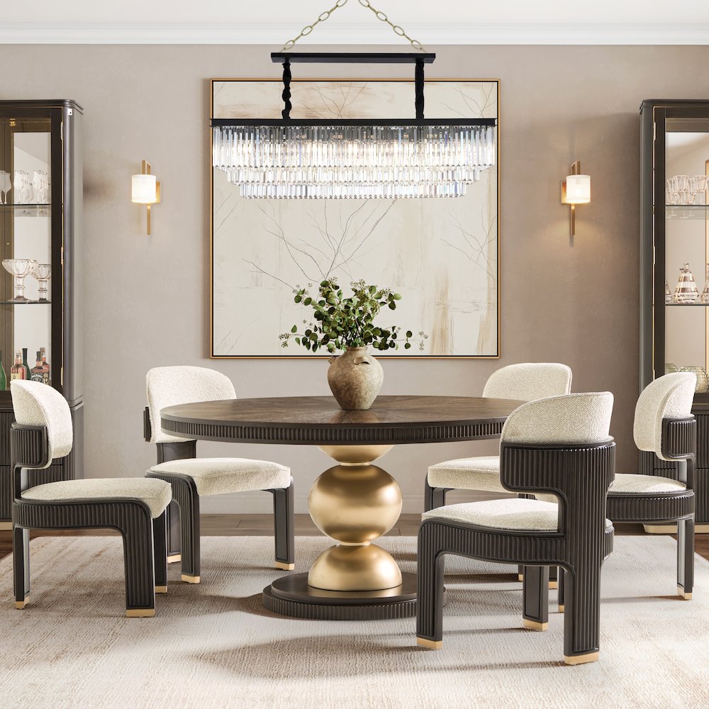 Allure 20-Light Rectangular Crystal Chandelier - Matte Black