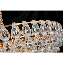 Gala 28-Light Round LED Chandelier - Gold