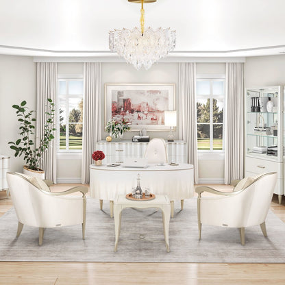 Orlisse 9-Light Acrylic Chandelier - Gold